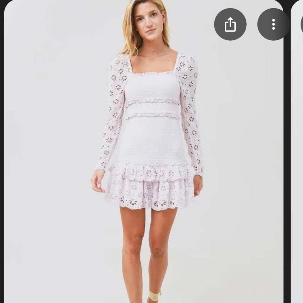 NWT SAYLOR Women's Demetria Dress in Lilac, Size M